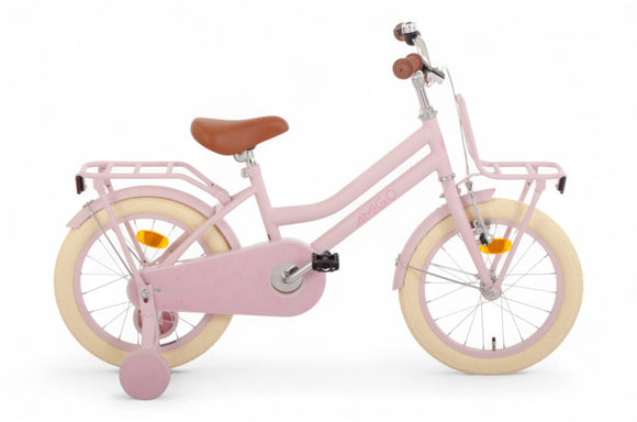 Bella 16 Inch Girls Coaster Brake Pink-0