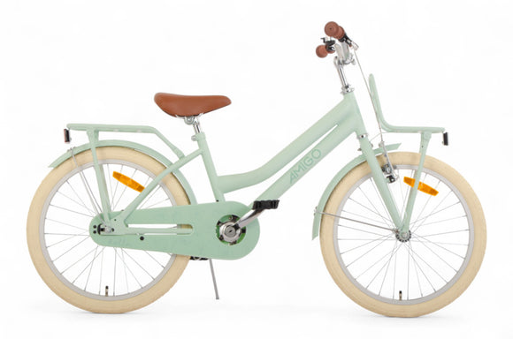 Bella 20 Inch Girls Coaster Brake Green-0