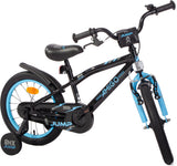 BMX Jump 16 Inch 25,5 cm Boys Coaster Brake Black/Blue-3