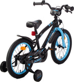 BMX Jump 16 Inch 25,5 cm Boys Coaster Brake Black/Blue-5