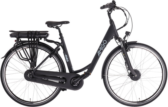 E-Faro S2 28 Inch 50 cm Women 7SP Roller brakes Matte black-0