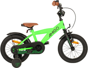 Explorer 14 Inch 21,5 cm Boys Coaster Brake Green/Black-0