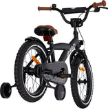 Explorer 16 Inch 23 cm Boys Coaster Brake Black/White-5