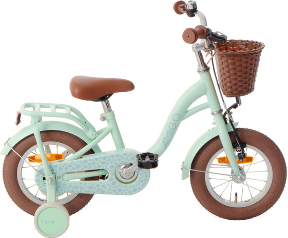 Fairy 12 Inch 20,5 cm Girls Coaster Brake Mint Green-0