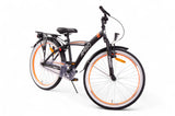 Roady 24 Inch Boys Coaster Brake Black/Orange-4