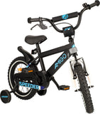 Speeder 14 Inch 24 cm Boys Coaster Brake Black/Blue-3