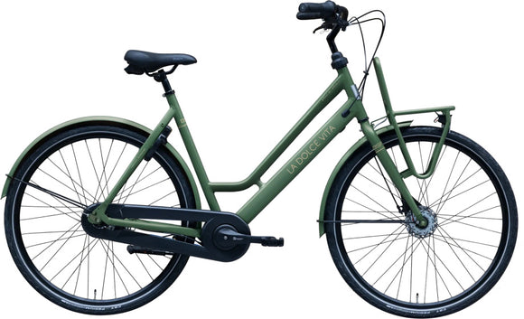 La Dolce Vita Special 28 Inch 51 cm Women 7SP Roller brakes Dark Green-0