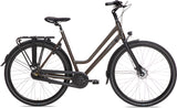 Voyager 28 Inch 56 cm Women 7SP Roller brakes Dark Brown-0