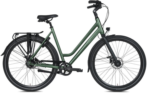 Voyager Belt 28 Inch 58 cm Women 8SP Hydraulic Disc Brake Dark Green-0