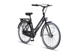 New York Plus 28 Inch 53 cm Women 3SP Roller brakes Matte black-1