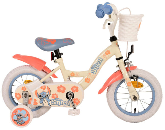 Stitch 12 Inch 20 cm Girls Coaster Brake Cream-0