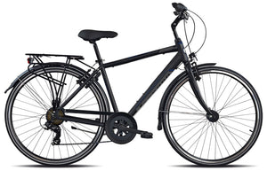 Cambridge 28 Inch 54 cm Men 7SP Rim Brakes Matte black/Grey-0