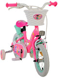 Barbie 12 Inch 20 cm Girls Coaster Brake Pink/Mint Green-2