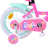 Barbie 16 Inch 25 cm Girls Coaster Brake Pink/Mint Green-5
