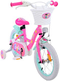 Barbie 16 Inch 25 cm Girls Coaster Brake Pink/Mint Green-2