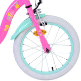 Barbie 16 Inch 25 cm Girls Coaster Brake Pink/Mint Green-4
