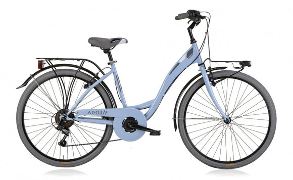 Agora 26 Inch 43 cm Women 6SP Rim Brakes Light blue-0