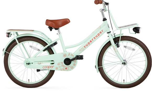 Cooper Bamboo 20 Inch 29 cm Girls Coaster Brake Mint Green-0