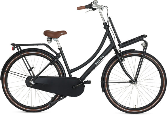 Daily Dutch Basic+ 28 Inch 53 cm Women 3SP Coaster Brake Matte black-0