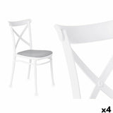Chair Ibergarden PC-175 PC-175 White Grey 4 Units-0