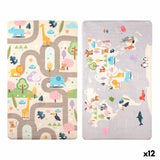 Playmat Gift Decor animals 140 x 0,6 x 80 cm Multicolour (12 Units)-0
