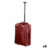 Trolley Backpack Black Maroon Polyester Metal Plastic 31,5 l 35 x 18 x 51 cm (6 Units)-0