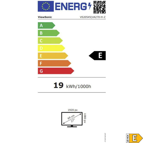Monitor ViewSonic VA270-H-2 Full HD 27