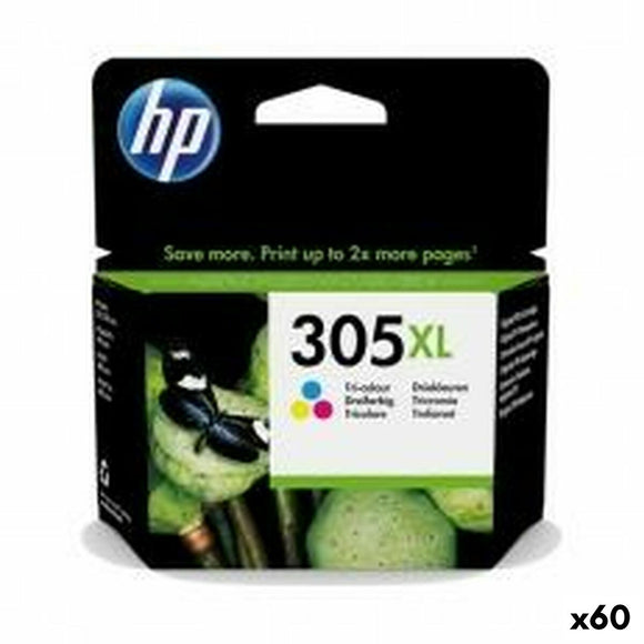 Original Ink Cartridge HP 305XL Tricolour (60 Units)-0