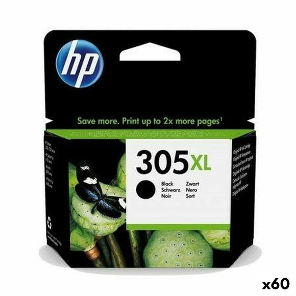 Original Ink Cartridge HP 305XL Black (60 Units)-0