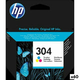Original Ink Cartridge HP DESKJET 3720 - Nº304 Tricolour (60 Units)-0