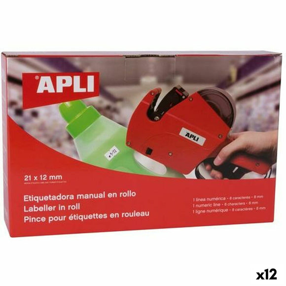 Manual Labelling Machine Apli 21 x 12 mm (12 Units)-0