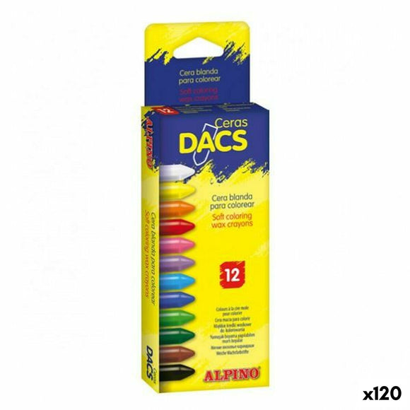 Coloured crayons Alpino Dacs Multicolour (120 Units)-0
