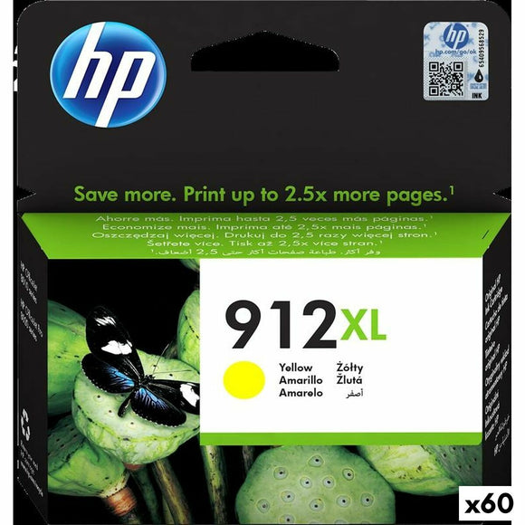 Original Ink Cartridge HP 912XL Yellow (60 Units)-0