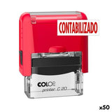 Stamp Colop PRINTER C20 CONTABILIZADO Red (50 Units)-0