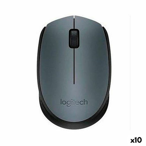 Wireless Mouse Logitech M170 Grey (10 Units)-0