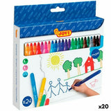 Set of Felt Tip Pens Jovi Maxi Multicolour 24 Pieces (20 Units)-0