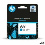 Original Ink Cartridge HP 937 Cyan (50 Units)-0