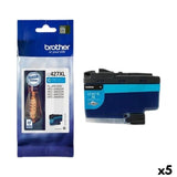 Original Ink Cartridge Brother LC427XL Cyan (5 Units)-0