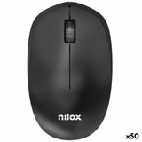 Wireless Mouse Nilox Black 1000 dpi (50 Units)-0