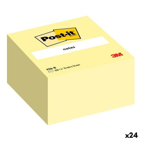 Sticky Notes Post-it Yellow 76 x 76 mm (24 Units)-0