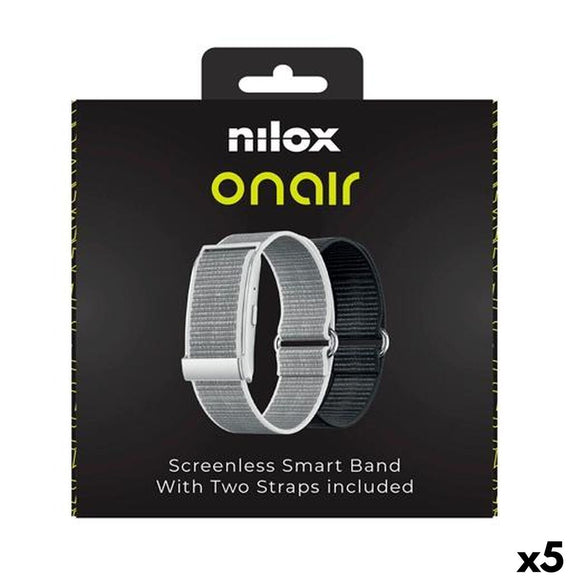 Activity Bangle Nilox ONAIR Black Silver (5 Units)-0