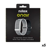 Activity Bangle Nilox ONAIR Black Silver (5 Units)-0