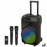 Speaker with Karaoke Microphone Bontempi Plastic 34 x 50 x 29 cm (2 Units)-0