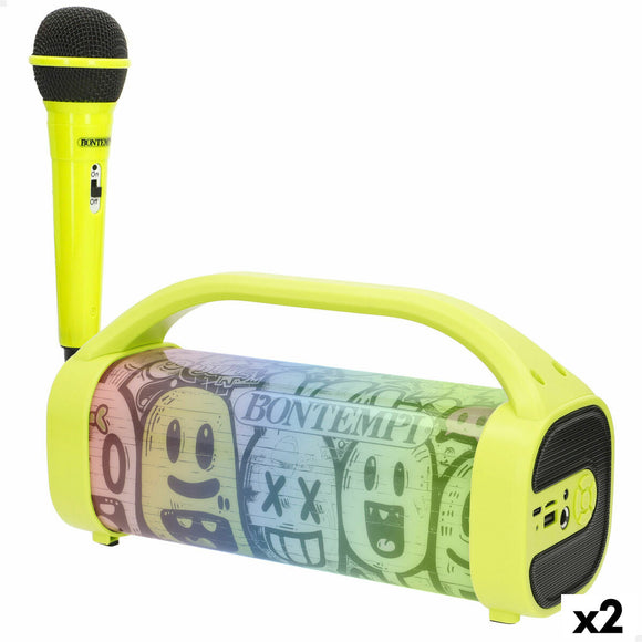 Speaker with Karaoke Microphone Bontempi-0