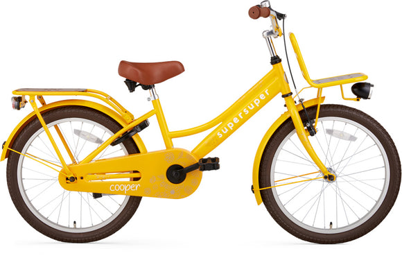 Cooper Bamboo 20 Inch 29 cm Girls Coaster Brake Yellow-0