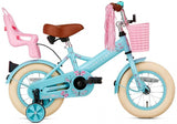 Little Miss 12 Inch 21,5 cm Girls Coaster Brake Turquoise/Pink-1