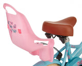 Little Miss 12 Inch 21,5 cm Girls Coaster Brake Turquoise/Pink-5