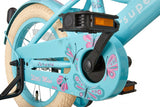 Little Miss 12 Inch 21,5 cm Girls Coaster Brake Turquoise/Pink-2