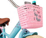 Little Miss 12 Inch 21,5 cm Girls Coaster Brake Turquoise/Pink-4