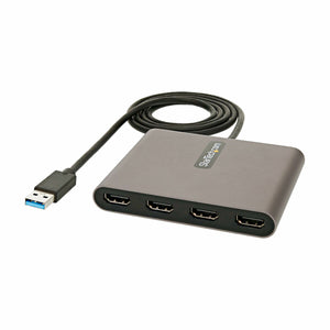 USB 3.0 to HDMI Adapter Startech USB32HD4 Black Grey Multicolour 1 m-0